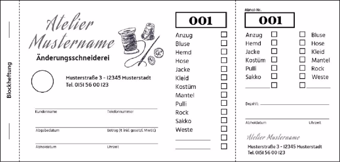 Änderungsschein DL mit Bügelloch Layout 1