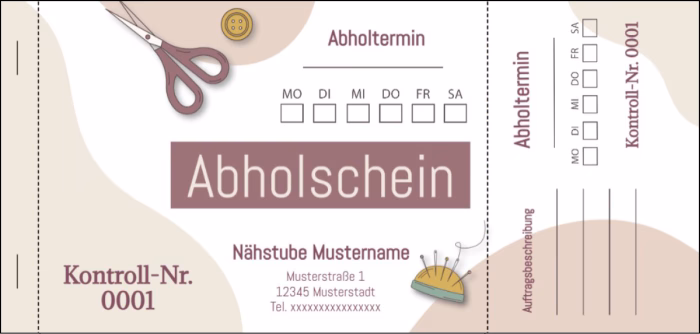 Änderungsschein DL Kreativ ohne Bügelloch Layout 2
